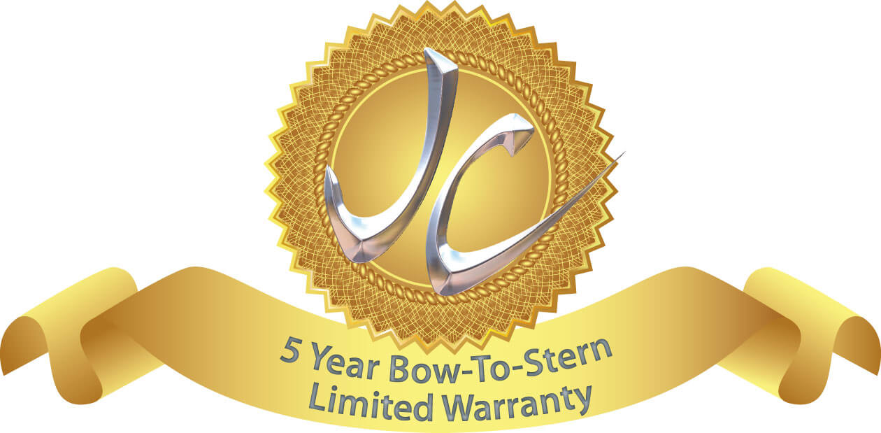 JC TriToon Marine 5 Year Bow to Stern Pontoon Boat Warranty