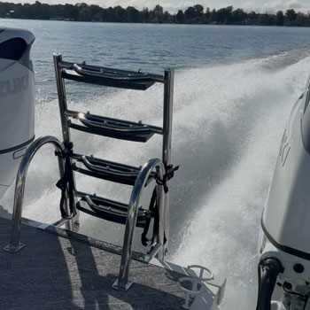 JC TriToon Marine SportToon 26TT HTH Pontoon Boat with Dual Suzuki 300 Engines
